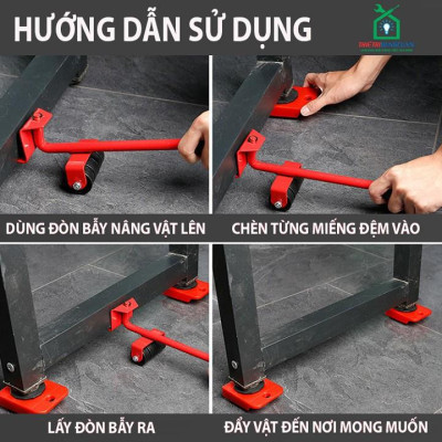 Bộ dụng cụ nâng và di chuyển đồ đạc nặng thông minh