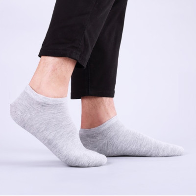 Combo 03 đôi Tất nam nữ, vớ nam nữ cổ ngắn màu ngẫu nhiên A175V