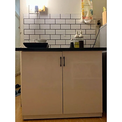 ️NỘI THẮT TỦ BẾP NHỰA ĐÀI LOAN TRÊN MẶt DÁN GẠCH MEN CHẮT CHẮN 