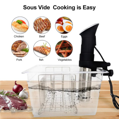 Máy nấu chậm Sous Vide BioloMix SV-1900, thế hệ thứ 3, công suất 1200W, tiêu chuẩn chống nước cao IPX7 - Hàng chính hãng, bảo hành 24 tháng