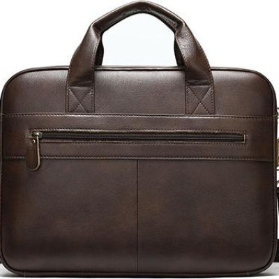 Cặp da bò thật đựng vừa laptop 15inch BHM7022 Túi xách công sở nam. Hàng chính hãng.