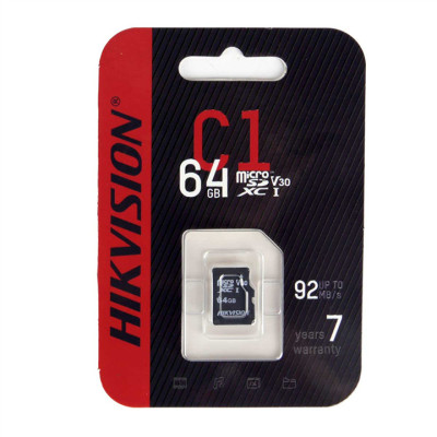 Thẻ nhớ Micro SD Hikvision/HS-TF-C1 dung lượng 64G Class 10  hàng chính hãng Nhà An Toàn