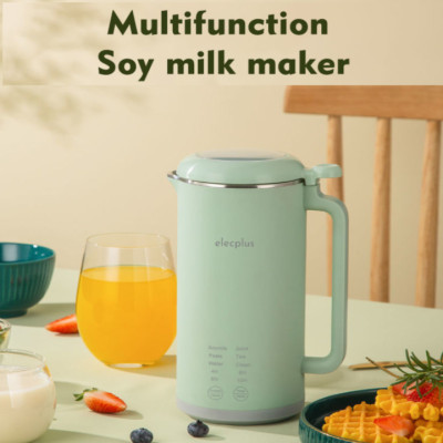 Máy làm sữa hạt mini thương hiệu Elecplus EP-S500A, công suất 500W, dung tích lên đến 600ml, 6 chức năng nấu vượt trội- Hàng chính hãng