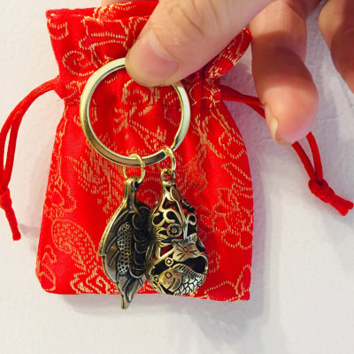 Móc khoá phong thuỷ - Thu tài hút lộc vững bình an 