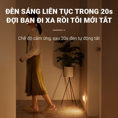 Đèn cảm ứng chuyển động, Đèn Led dán tường cảm biến thông minh không dây dán tủ quần áo, cầu thang, phòng ngủ...