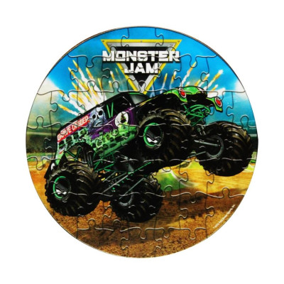 Đồ Chơi Bộ Xếp Hình 46 Miếng Theo Shape - Monster Jam SPIN GAMES 20146872