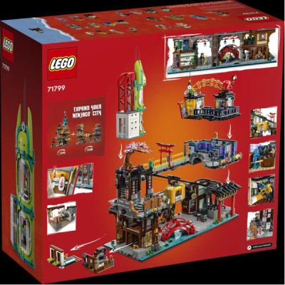 Đồ Chơi Lắp Ráp: Thị Trường Thành Phố NinjaGo - LEGO NINJAGO 71799 (6163 chi tiết)
