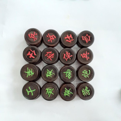 Quân Cờ Tướng Gỗ Trắc- Hàng chính Hãng-kt 3,8 cm Khắc Laszer