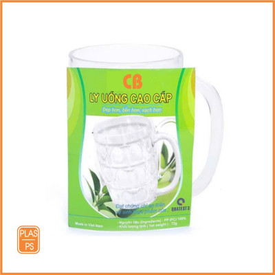 [CHÍNH HÃNG] Combo 10 Ly nhựa trong suốt nhỏ Gia đình có quai – bền đẹp, an toàn, tiện lợi