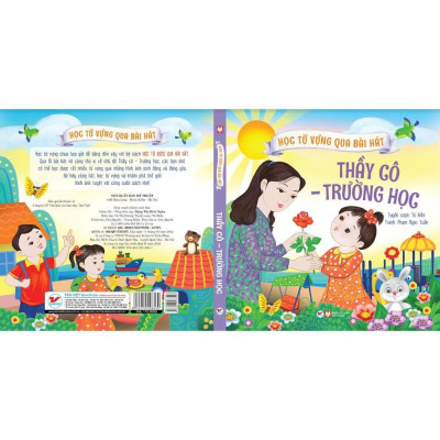 Sách - Học Từ Vựng Qua Bài Hát - Thầy Cô, Trường Học - Tân Việt Books