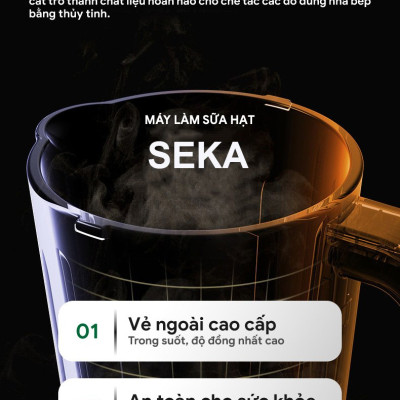 Máy làm sữa hạt, máy xay sinh tố đa năng dung tích 1,75 lít hàng chính hãng