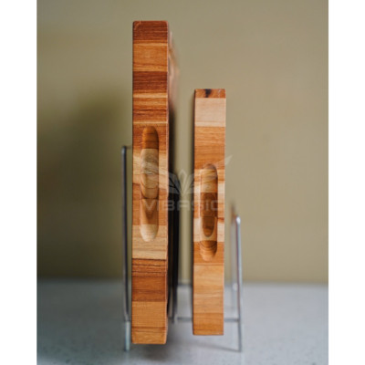 Kệ đựng thớt inox 2 ngăn Vibasic đa năng kết hợp đựng nắp nồi, dao, thớt