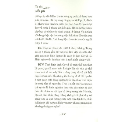 Từ Nhà Ra Thế Giới - Những Bước Chân Đầu Tiên Của Một Công Dân Toàn Cầu - (HA)