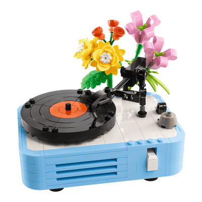 Đồ Chơi Lắp Ráp Máy Nghe Nhạc Đĩa Than Và Hoa LEGO CREATOR 31172 (366 chi tiết)