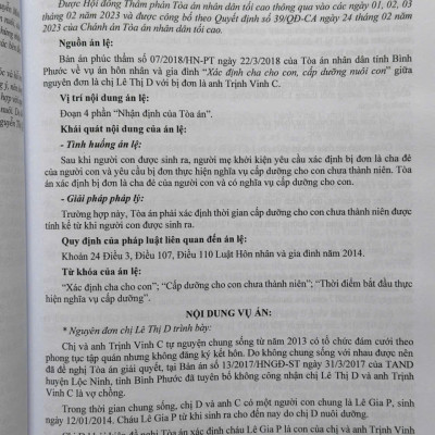 Sách Hướng Dẫn Áp Dụng Pháp Luật Trong Giải Quyết Vụ Việc Về Hôn Nhân Và Gia Đình (V2423D)