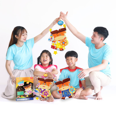 Lồng đèn trung thu Happy Kibu - Lồng đèn sáng tạo - Kibu thông minh vận động