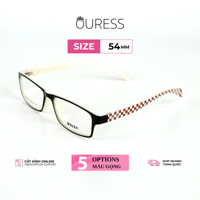 Gọng kính nhựa dẻo tr90 thời trang nam nữ Ouress 86006