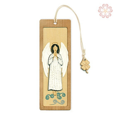 Bookmark nghệ thuật - thiên thần trắng - size 13.5 x 5.3 cm