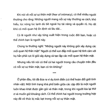 Nỗi Sợ Thân Mật - AZ