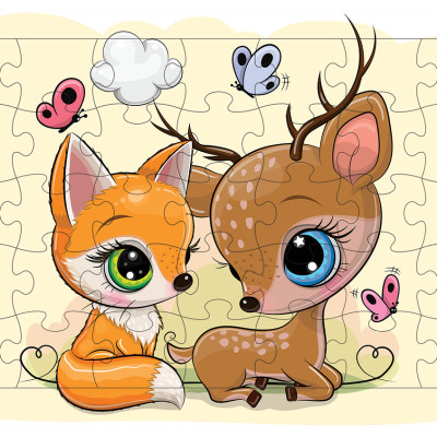 04 bộ tranh xếp hình 35 mảnh khổ A4 20x30cm – đồ chơi trí tuệ cho bé từ 2 tuổi – Combo 9