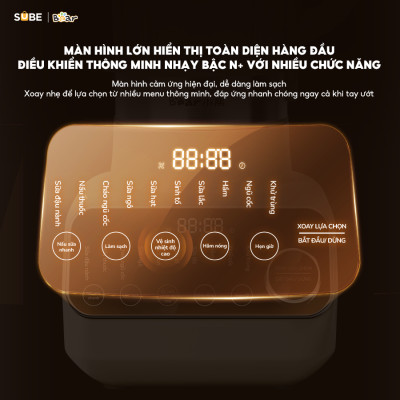 Máy Làm Sữa Hạt BEAR Đa Năng 1.75L Máy Xay Nấu Đa Năng Máy Xay Sinh Tố Máy Xay Hạt Nhuyễn Mịn Chống Ồn Tốt SB-SH17V - Hàng Chính Hãng