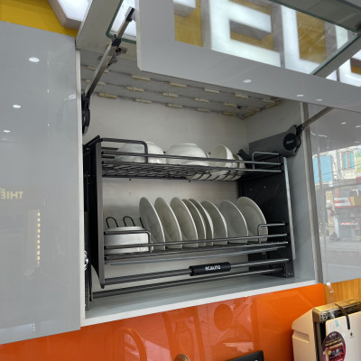 Kệ chén di động tủ trên Ecalite EL-N4119G - Tủ ngang 900mm - thép Carbon phủ Nano 5 lớp - Hàng chính hãng 