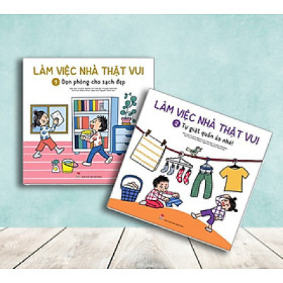 Combo Làm việc nhà thật vui (NXB Kim Đồng)