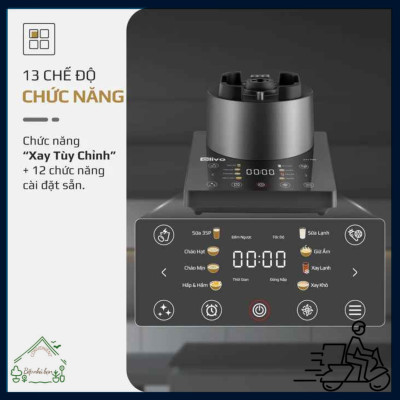 OLIVO X24 PRO Máy Làm Sữa Hạt Công Suất Lớn Nhất – Mở Nắp Bằng 1 Nút Bấm – Tạm Dừng 58s – Chống Khê Tuyệt Đối- Hàng Chính Hãng