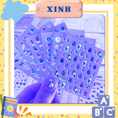 Miếng dán móng tay dạ quang mẫu ngẫu nhiên cute làm quà tặng phụ kiện cho bé