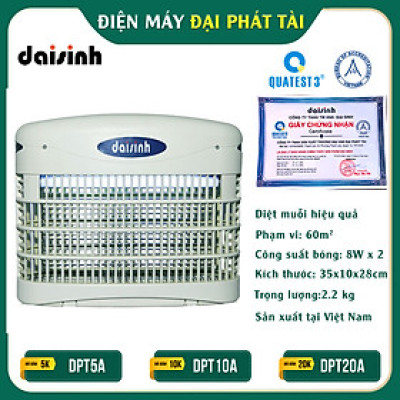 Đèn Diệt Côn Trùng Đại Sinh DS-D82 (trắng)
