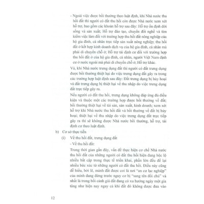 Quy Trình Pháp Lý Thu Hồi Đất, Trưng Dụng Đất, Bồi Thường, Hỗ Trợ, Tái Định Cư Và Giải Quyết Khiếu Nại, Tố Cáo, Khởi Kiện Của Người Có Đất Thu Hồi, Trưng Dụng
