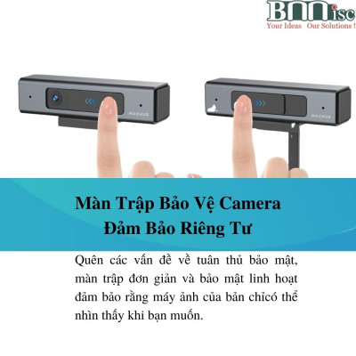 Webcam full HD 1080P  MAXHUB UC W10 góc rộng 71 độ - Hàng Chính Hãng