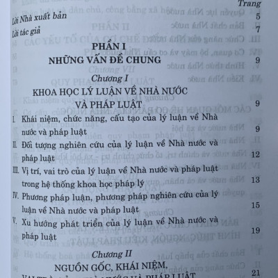Giáo trình Lý luận về Nhà Nước và Pháp Luật (Tái bản lần thứ năm, có sửa chữa, bổ Sung) 