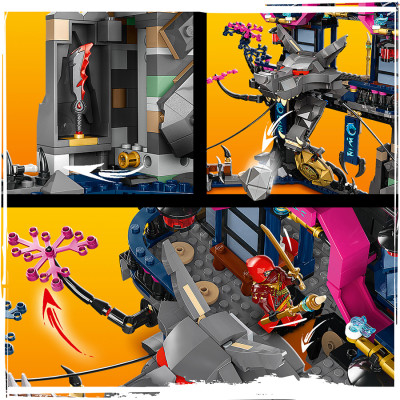 Đồ Chơi Lắp Ráp Tu Viện Bóng Tối Của Mặt Nạ Sói LEGO NINJAGO 71813 (1190 chi tiết)