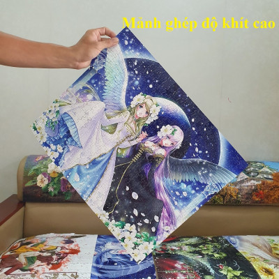 Bộ tranh xếp hình cao cấp 500 mảnh ghép – Bảo Bình (40x50cm)