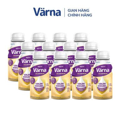 Thùng Sữa Non Pha Sẵn Värna Colostrum (24 Chai x 237ml) - Sữa Cho Người Già Tăng Cường Đề Kháng