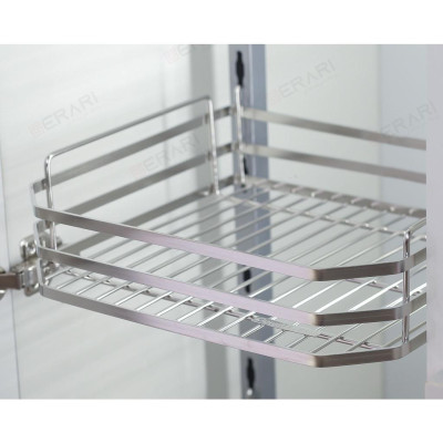 {Hàng chính hãng} Tủ kho Inox 304 xước mờ cao cấp dạng nan dẹt 4 tầng cánh mở mã DK6.645 thương hiệu Gerari