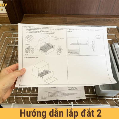 Giá úp bát đa năng nan dẹt inox 304 thương hiệu Grob mã GC304