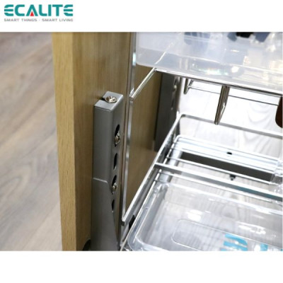 Kệ đựng gia vị, muỗng đũa, chai lọ Pull-out Ecalite EL-GS350 - Hàng Chính Hãng