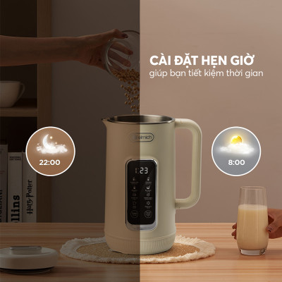 Máy làm sữa hạt Elmich 1L CBE-8650 - Hàng Chính Hãng