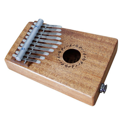 Đàn Kalimba Gecko 10 Phím Gỗ Mahogany K10MEQ (Có EQ) Kèm Kèn Kazoo