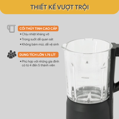 Máy Làm Sữa Hạt Đa Năng BlueStone BLB-6037 1.75 Lít 800W - Hàng Chính Hãng