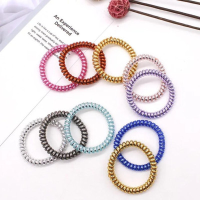 Hộp 10 Dây Cột Tóc Lò Xo Đủ Màu Hili HL700009