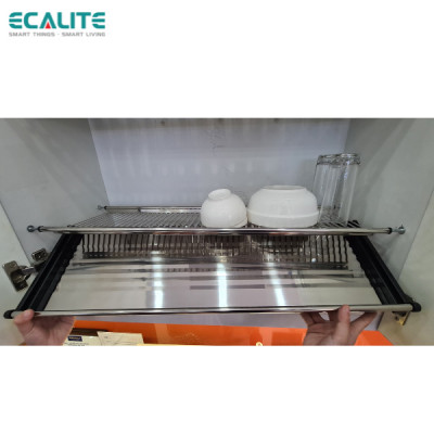 Kệ chén cố định tủ trên Ecalite EL-BV70H - Ngang 70cm - 2 tầng - Hàng chính hãng