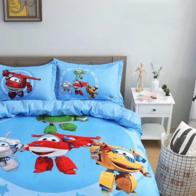 Bộ drap và vỏ chăn cotton Classic Kid VCK2020 ( 4 món )