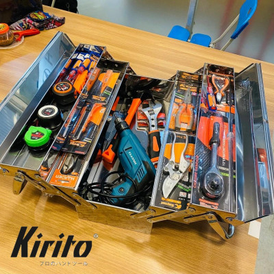 Thùng đựng đồ nghề kirito chất liệu inox 201 và inox 304 cao cấp với nhiều kích thước khác nhau