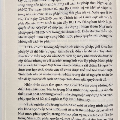 Sách - Hệ Thống Tòa Án Trong Nhà Nước Pháp Quyền