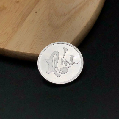 Đồng Xu Bạc Hoa Xòe Cạo Gió Đánh Gió Đánh Cảm Chữ Phúc Bạc Nguyên Chất S999 BẠC HIỂU MINH XDG19