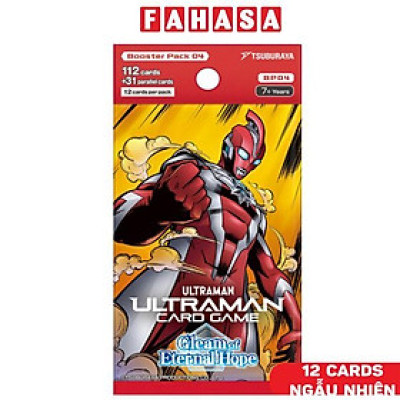 Thẻ Sưu Tập Nhân Vật Ultraman Booster Vol.04 - Gleam of Eternal Hope - Tsuburaya UCG-ENG-BP04 (12 Cards Ngẫu Nhiên/Túi)