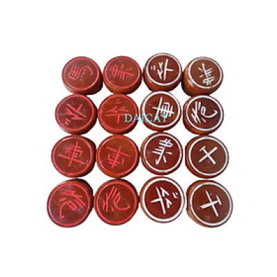 Quân cờ tướng bằng gỗ cao cấp